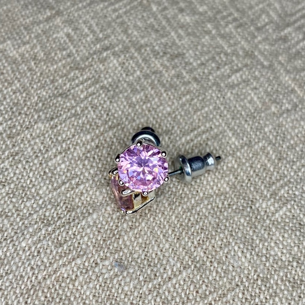 Origami Owl | Pink Classic Crystal Stud Earrings with Swarovski Crystals